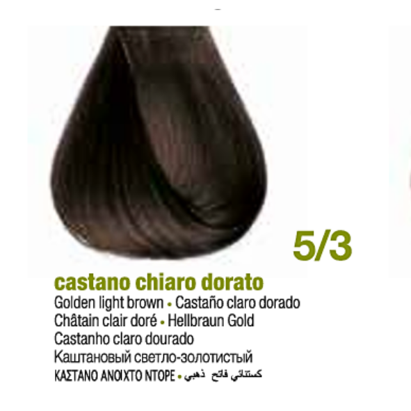 Tintura Permanente Sin Amoniaco KeratinColor [Dorado] - Bbcos