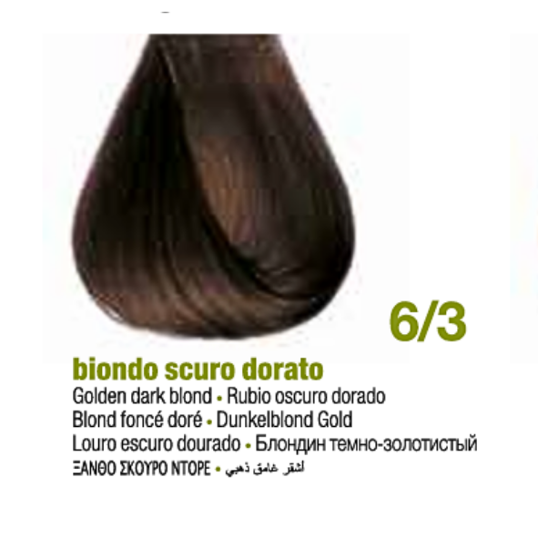 Tintura Permanente Sin Amoniaco KeratinColor [Dorado] - Bbcos