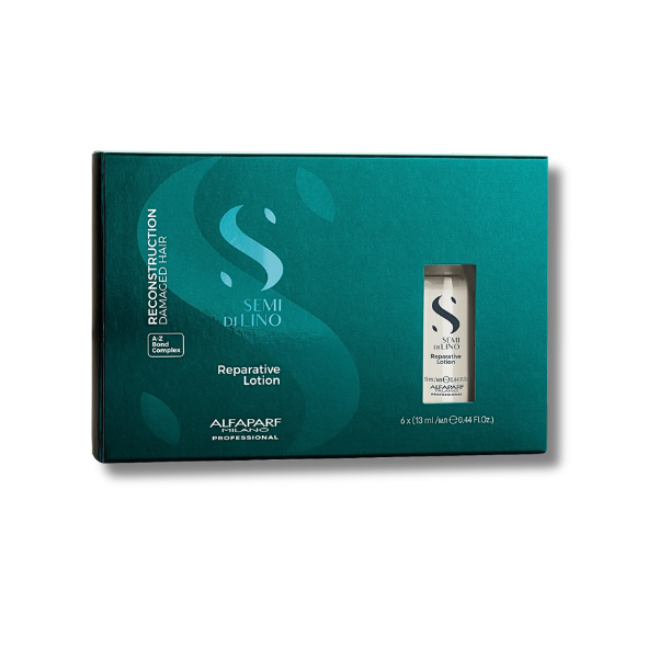 Ampolla De Recontrucción Para Cabello Maltratado [Reparative Lotion] Semi Di Lino - Alfaparf