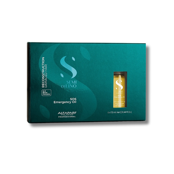 Ampolla De Reparación Para Cabello Maltratado [SOS Emergency] Semi Di Lino - Alfaparf