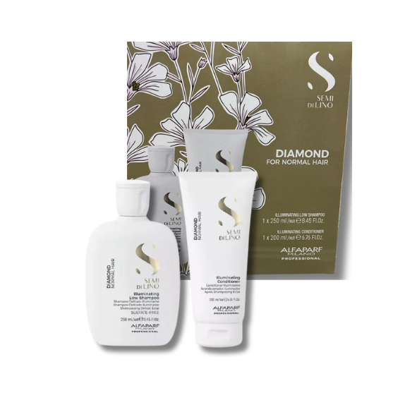 Kit De Brillo Semi Di Lino [Shampoo+Acondicionador] - Alfaparf