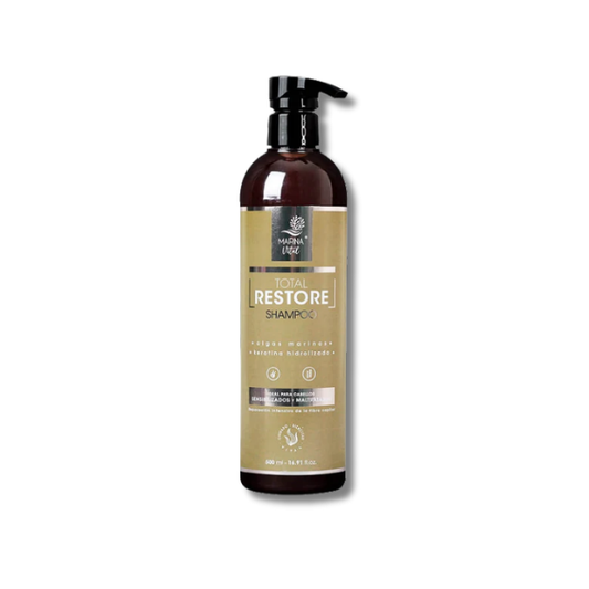 Shampoo De Reparación Para Cabellos Maltratados [Total Restore] - Marina Vital