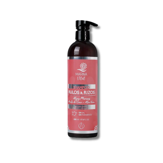 Shampoo Para Cabellos Rulos y Rizados - Marina Vital