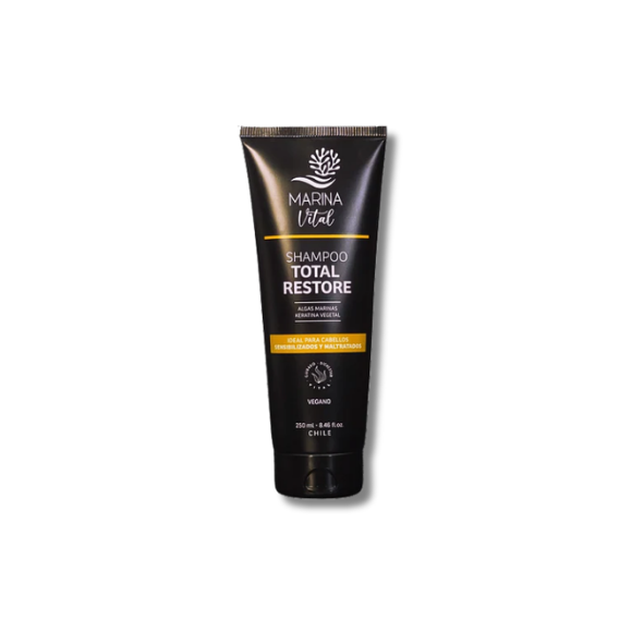 Shampoo De Reparación Para Cabellos Maltratados [Total Restore] - Marina Vital