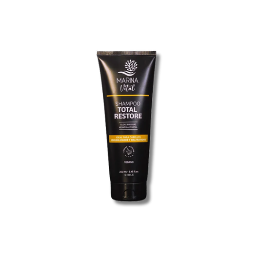 Shampoo De Reparación Para Cabellos Maltratados [Total Restore] - Marina Vital