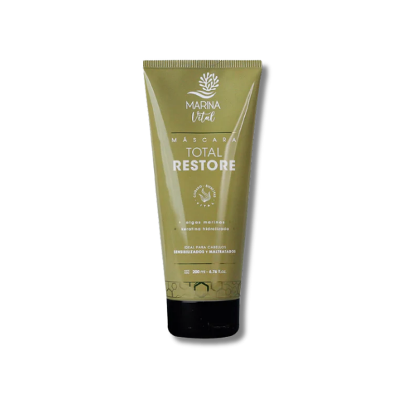Mascara Capilar De Reparación Con Keratina [Total Restore] - Marina Vital