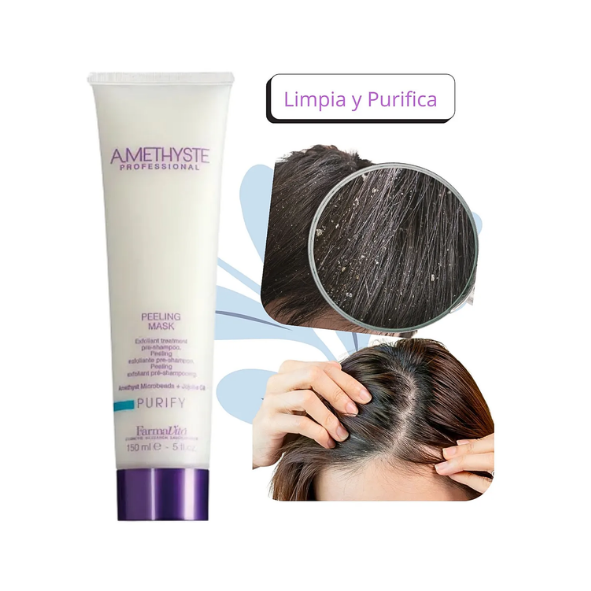 Máscara Amethyste Purify Peeling 150ml [Pre Shampoo] - Farmavita