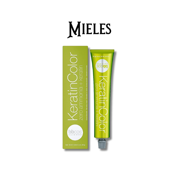 Tintura Permanente Sin Amoniaco KeratinColor [Miel] - Bbcos