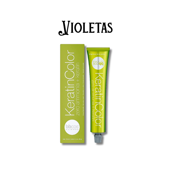 Tintura Permanente Sin Amoniaco KeratinColor [Violeta] - Bbcos