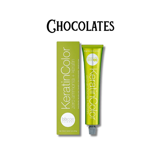 Tintura Permanente Sin Amoniaco KeratinColor [Chocolate] - Bbcos