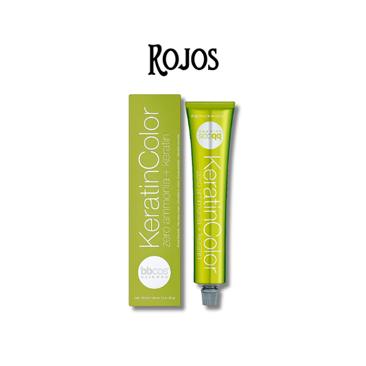 Tintura Permanente Sin Amoniaco KeratinColor [Rojos] - Bbcos