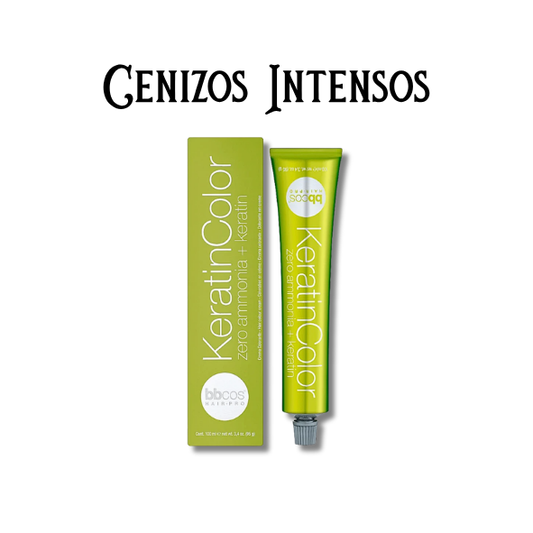 Tintura Permanente Sin Amoniaco KeratinColor [Cenizo Intenso] - Bbcos