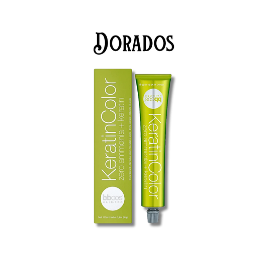 Tintura Permanente Sin Amoniaco KeratinColor [Dorado] - Bbcos